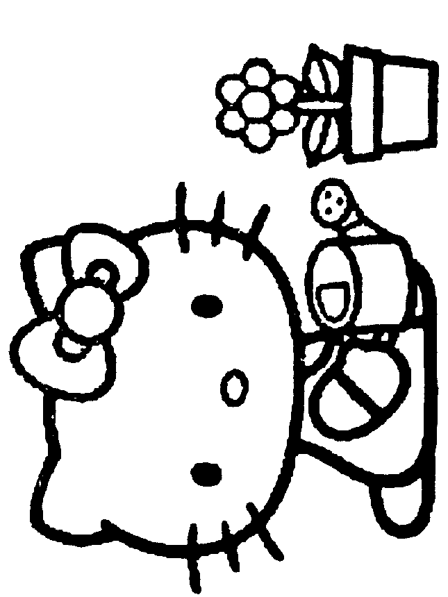 Hello Kitty kolorowanki